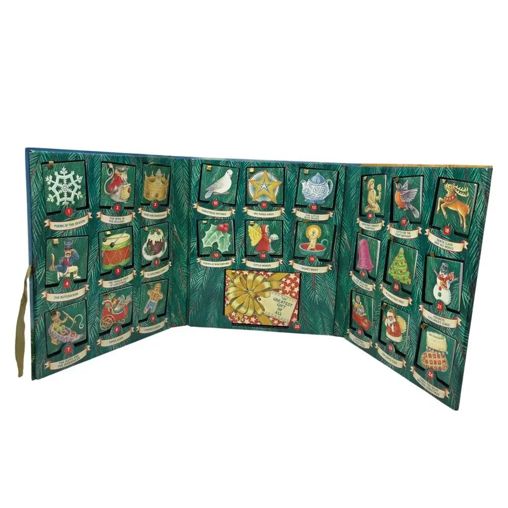 Christmas Keepsake Complete 25 Mini Story Book Ornament Set 2000 Holiday
